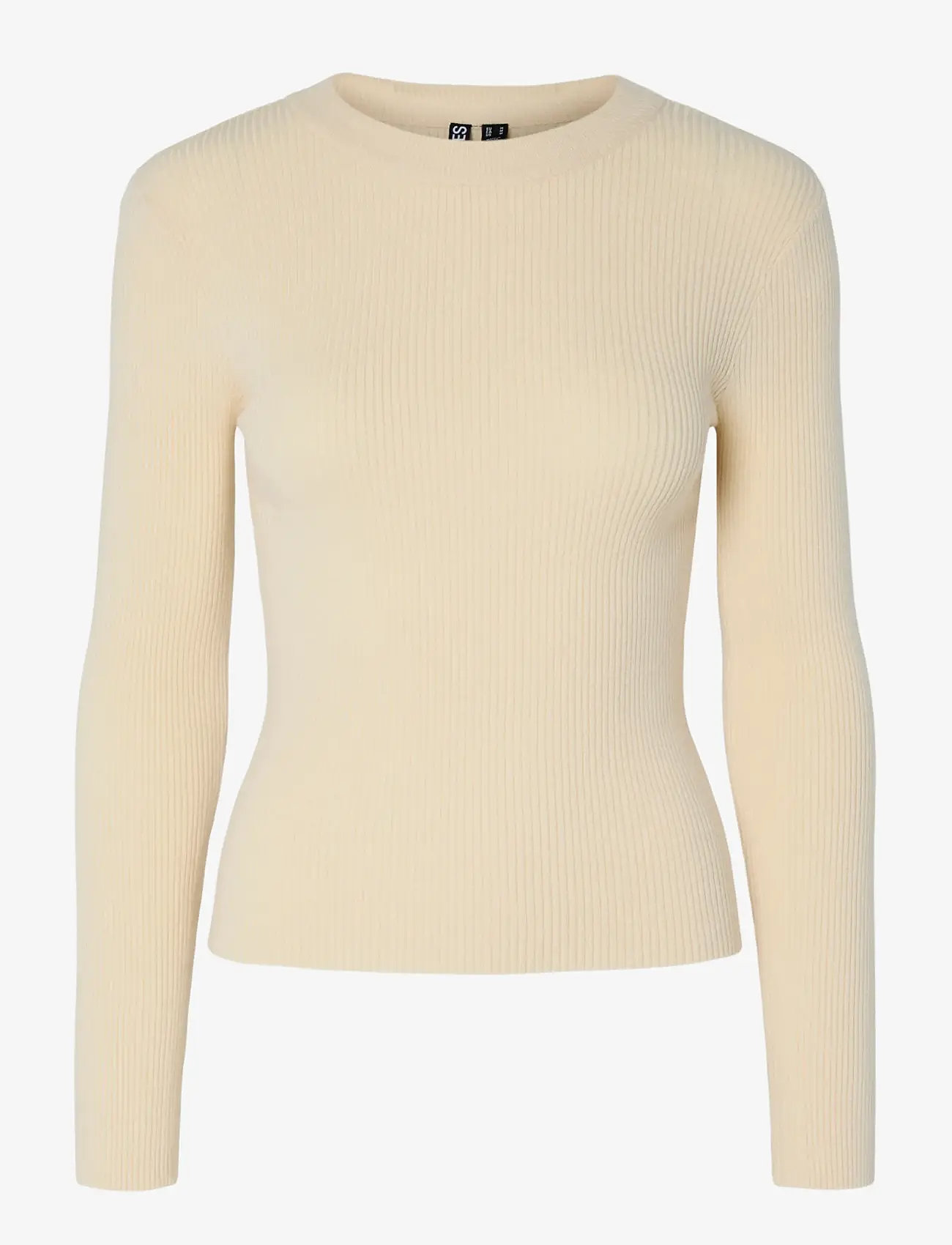 Pieces - PCMIRA NEW LS O-NECK KNIT NOOS BC - pullover - birch - 1