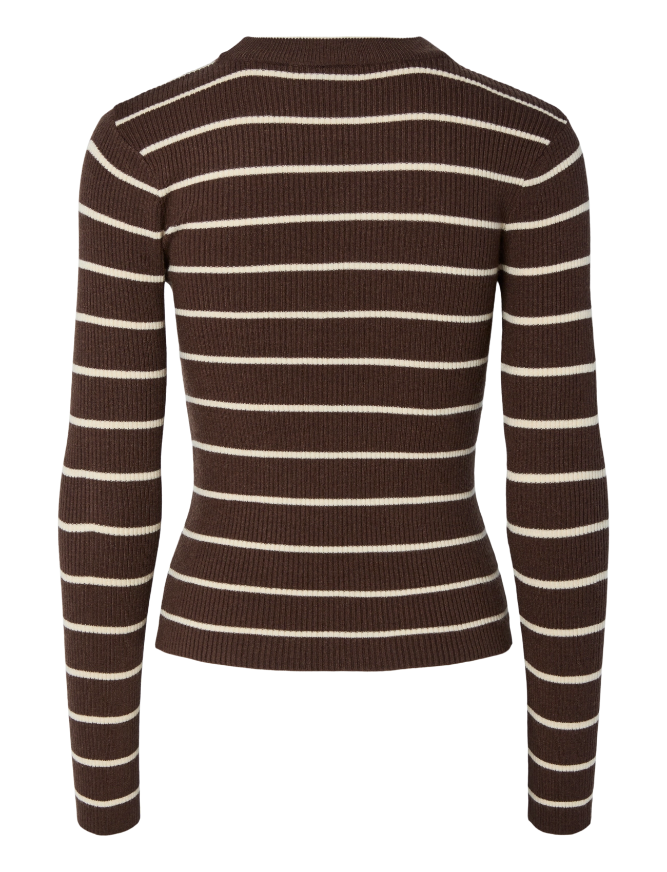 Pieces - PCMIRA NEW LS O-NECK KNIT NOOS BC - jumpers - hot fudge - 2
