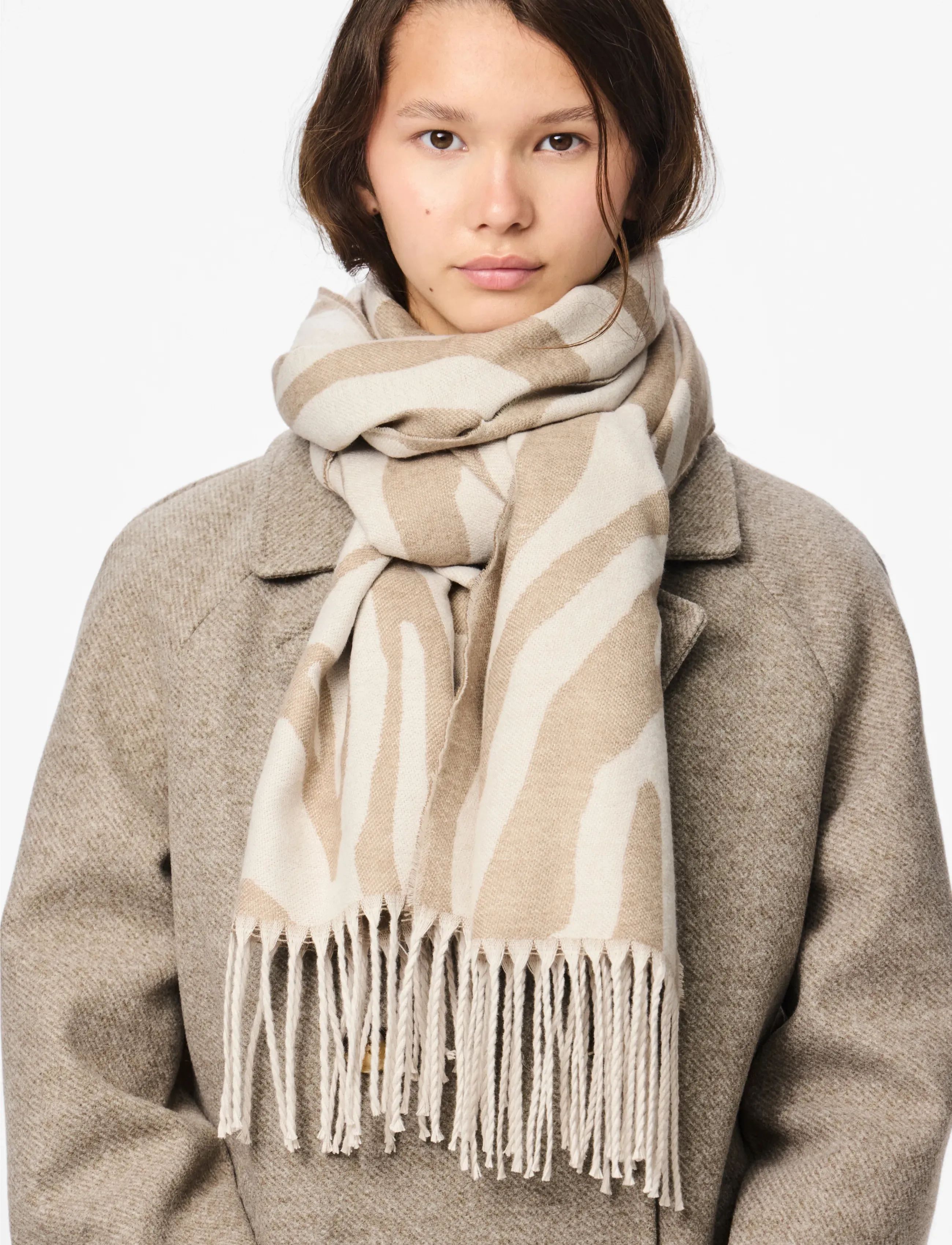 Pieces - PCELIN LONG SCARF NOOS BC - winterschals - silver lining - 0