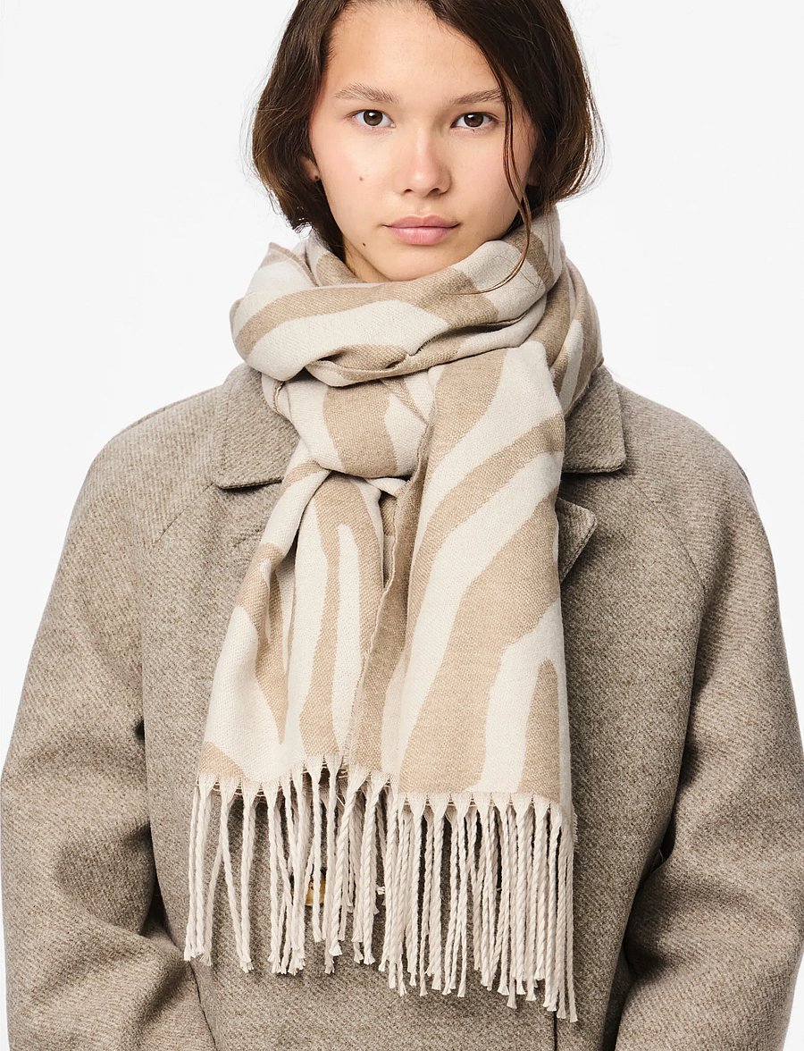 Pieces - PCELIN LONG SCARF NOOS BC - winterschals - silver lining - 0
