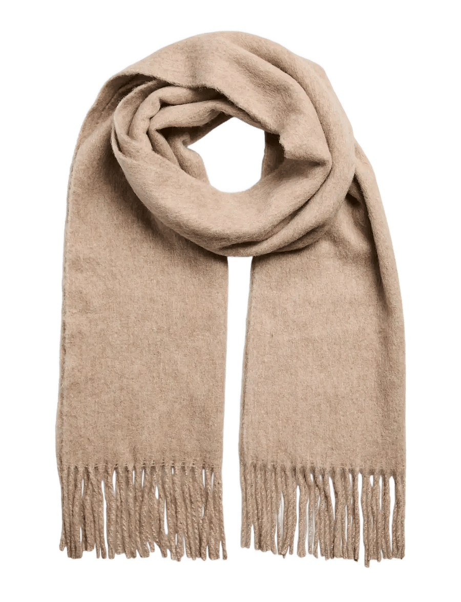 Pieces - PCNAYA LONG SCARF NOOS BC - halsdukar - greige - 1