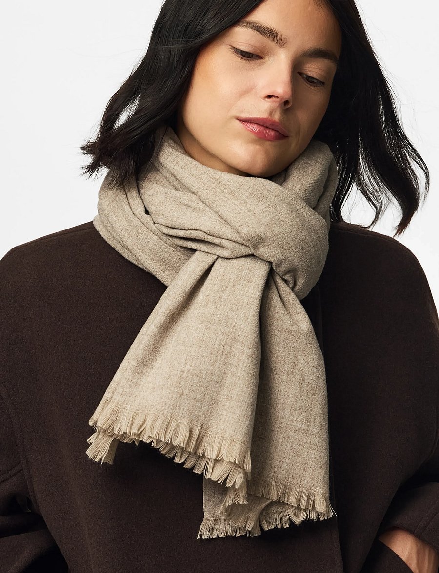 Pieces - PCDIANA LONG SCARF NOOS BC - winterschals - greige - 2