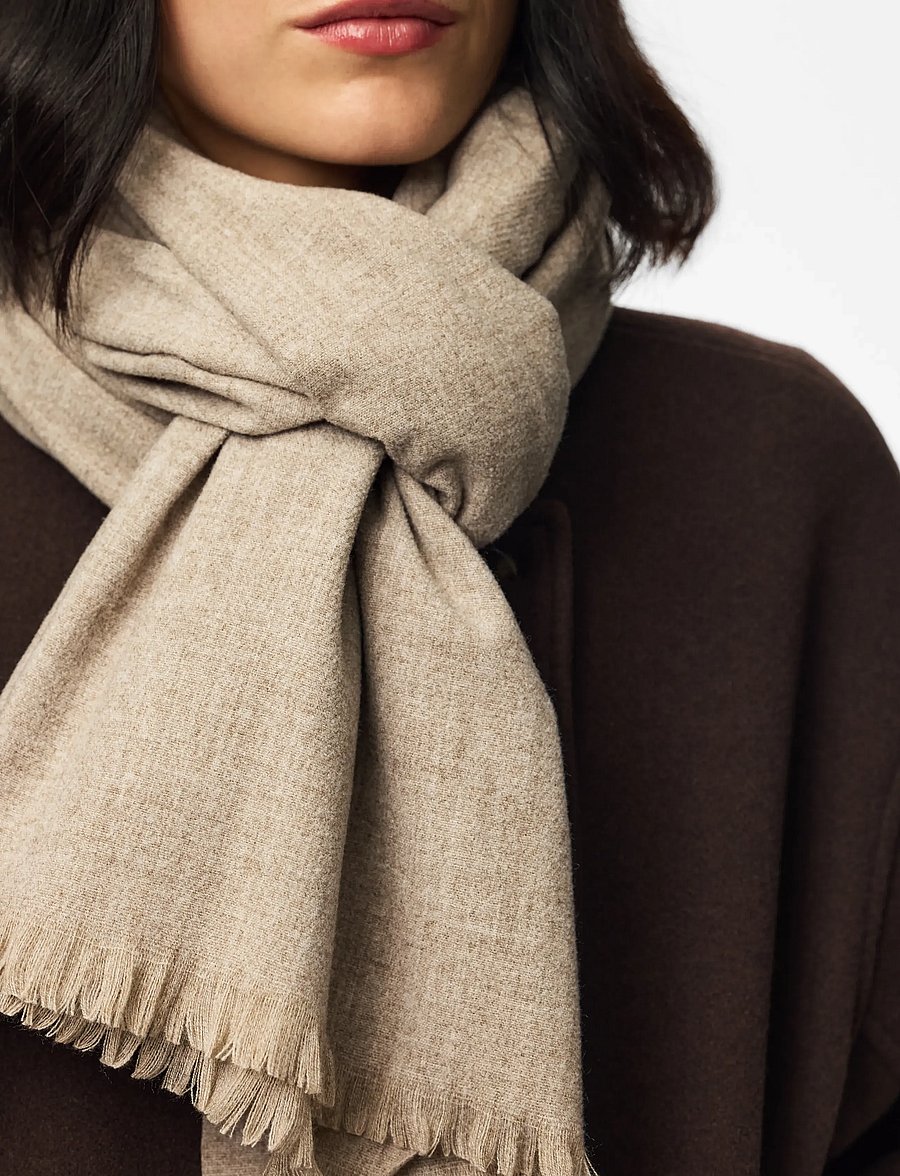 Pieces - PCDIANA LONG SCARF NOOS BC - winterschals - greige - 3