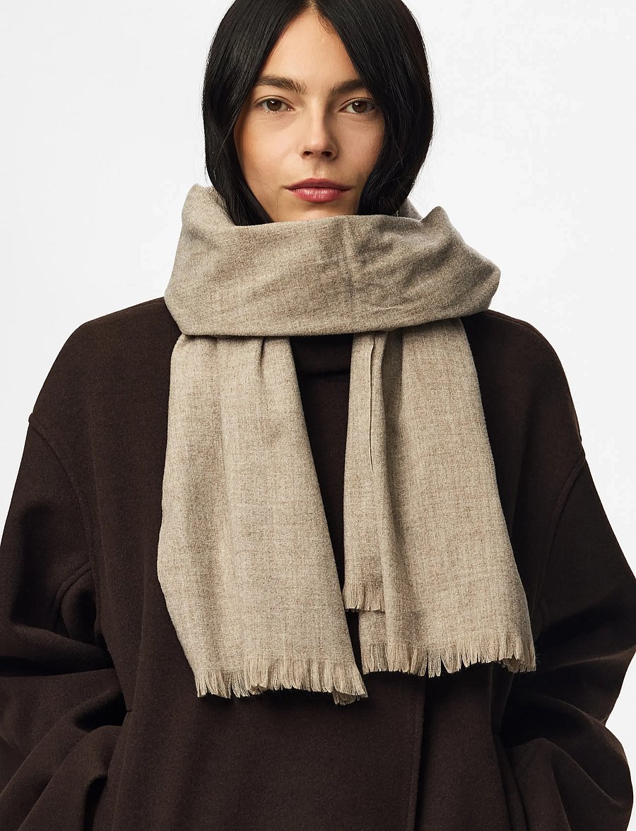 Pieces - PCDIANA LONG SCARF NOOS BC - winterschals - greige - 4