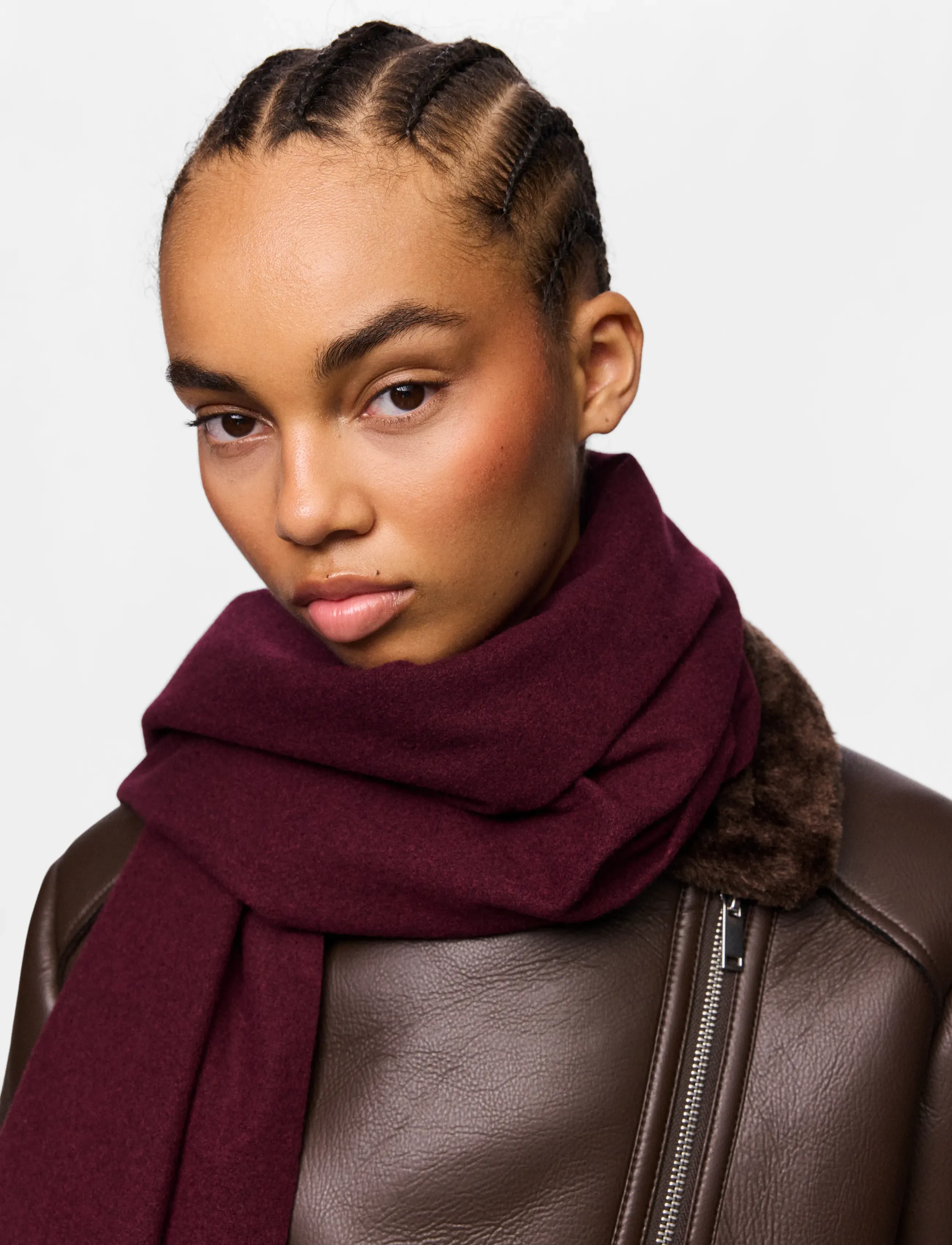 Pieces - PCDIANA LONG SCARF NOOS BC - winterschals - winetasting - 2