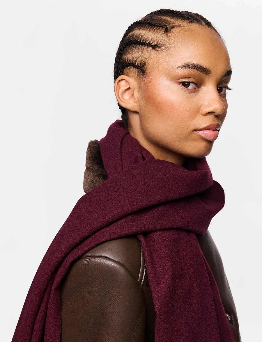 Pieces - PCDIANA LONG SCARF NOOS BC - winterschals - winetasting - 4