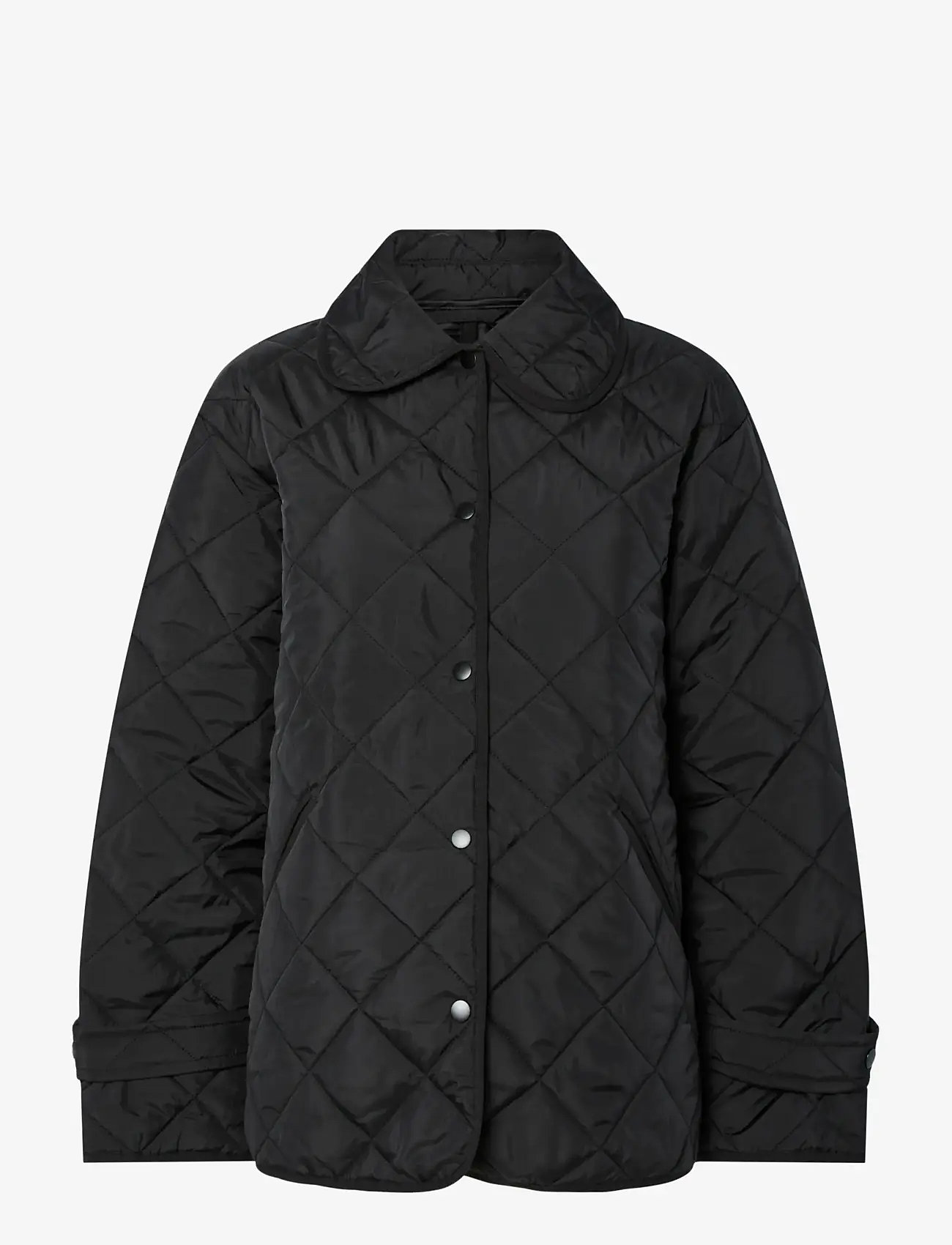 Pieces - PCEMILY SHORT QUILTED JACKET NOOS BC - steppjacken - black - 1