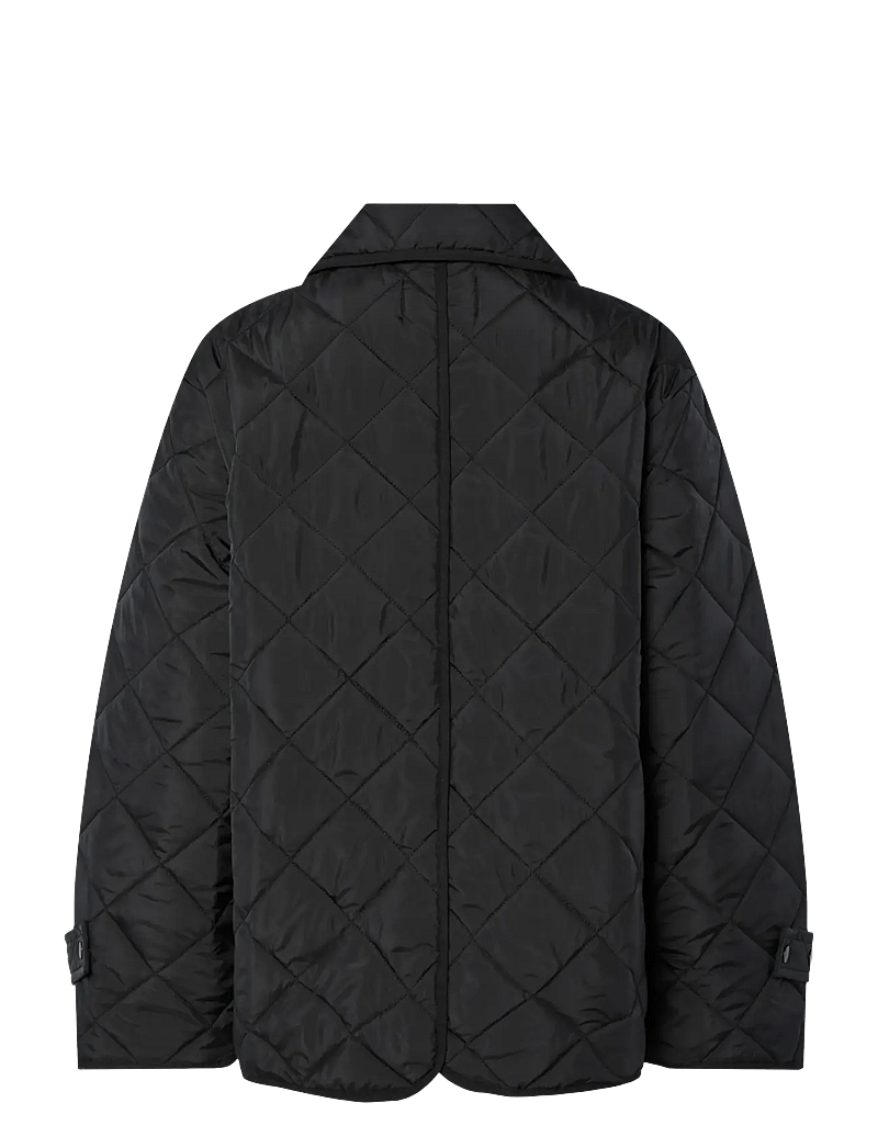 Pieces - PCEMILY SHORT QUILTED JACKET NOOS BC - steppjacken - black - 2