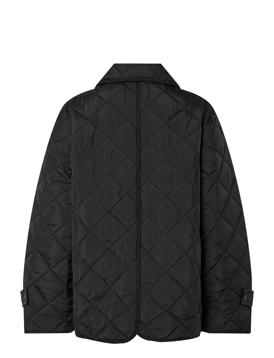 Pieces - PCEMILY SHORT QUILTED JACKET NOOS BC - frühlingsjacken - black - 2