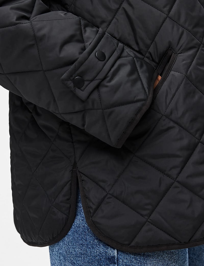 Pieces - PCEMILY SHORT QUILTED JACKET NOOS BC - steppjacken - black - 5