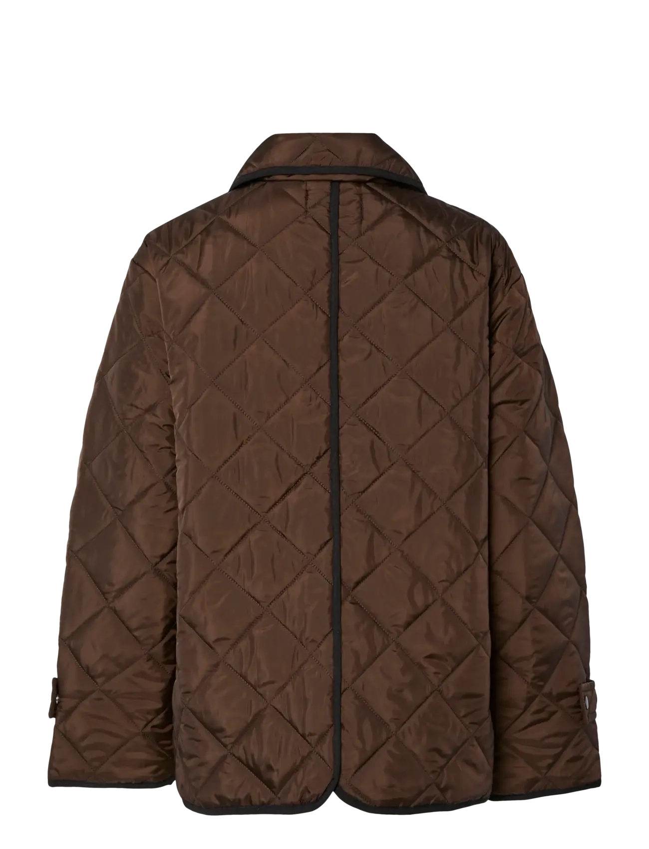 Pieces - PCEMILY SHORT QUILTED JACKET NOOS BC - forårsjakker - hot fudge - 2