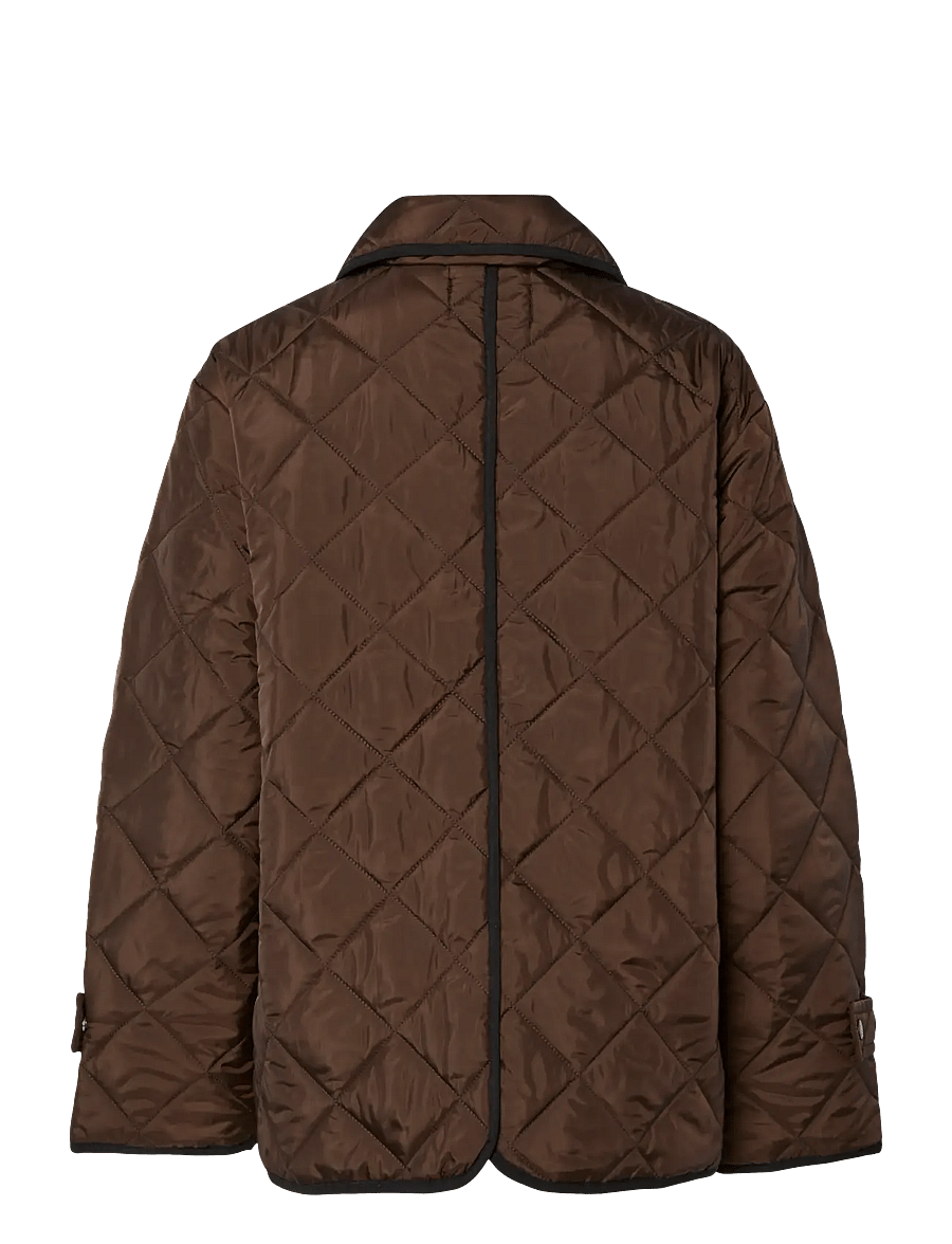 Pieces - PCEMILY SHORT QUILTED JACKET NOOS BC - frühlingsjacken - hot fudge - 2