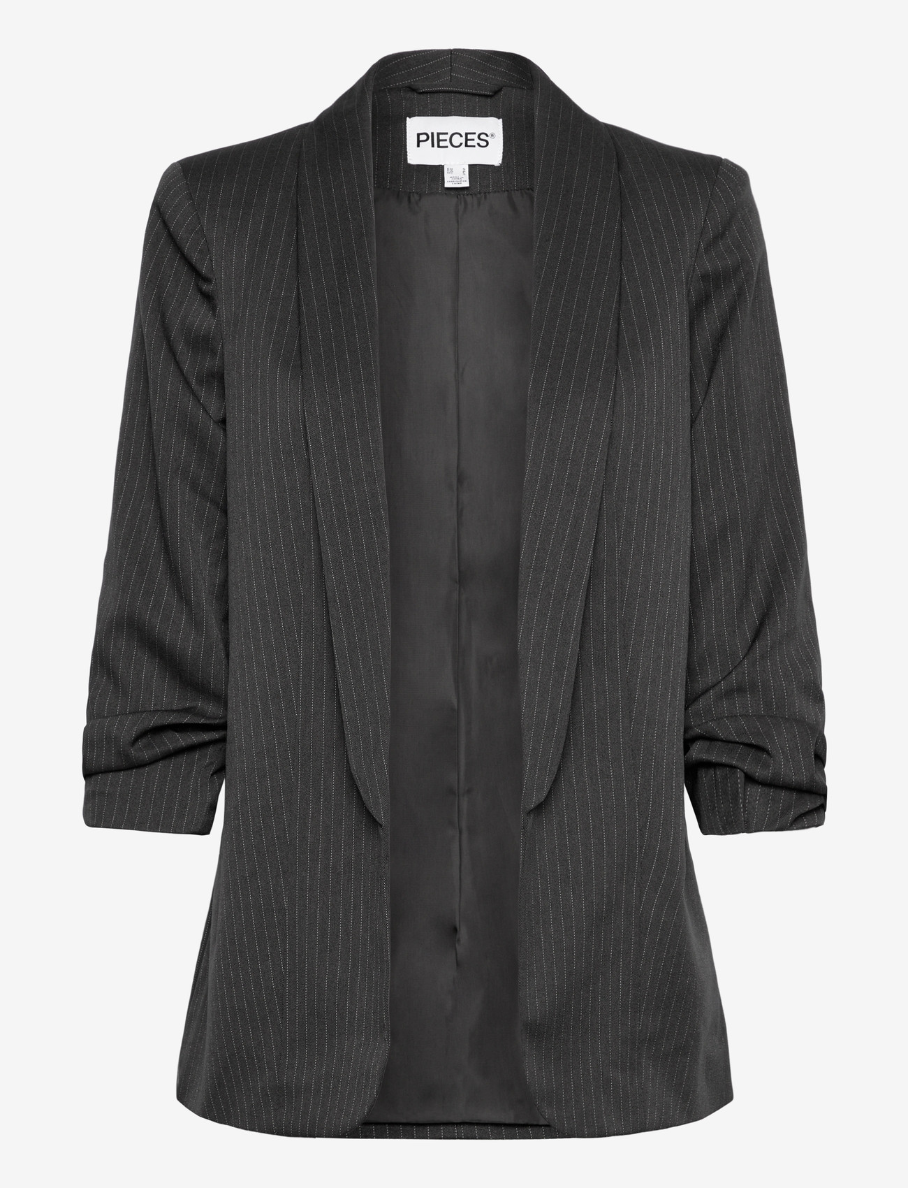 Pieces - PCBOSELLA 3/4 PINSTRIPE BLAZER NOOS BC - single breasted blazers - magnet - 0