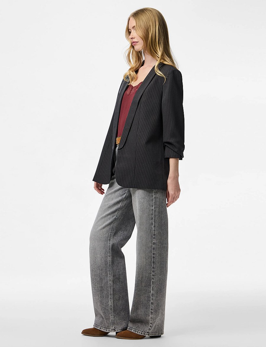 Pieces - PCBOSELLA 3/4 PINSTRIPE BLAZER NOOS BC - Üherealised pintsakud - magnet - 5