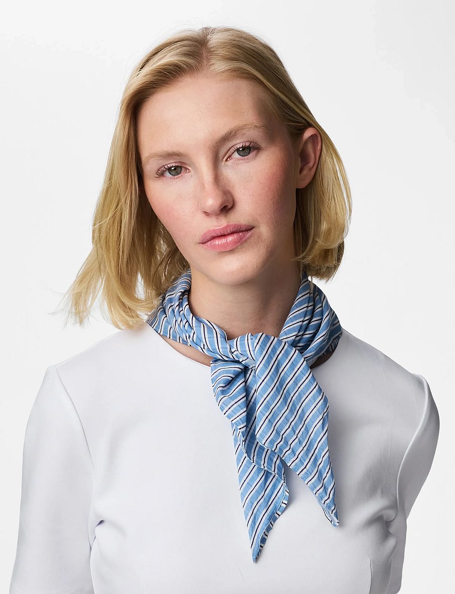 Pieces - PCJOLANDA SQUARE SCARF BC - kerged sallid - cashmere blue - 0