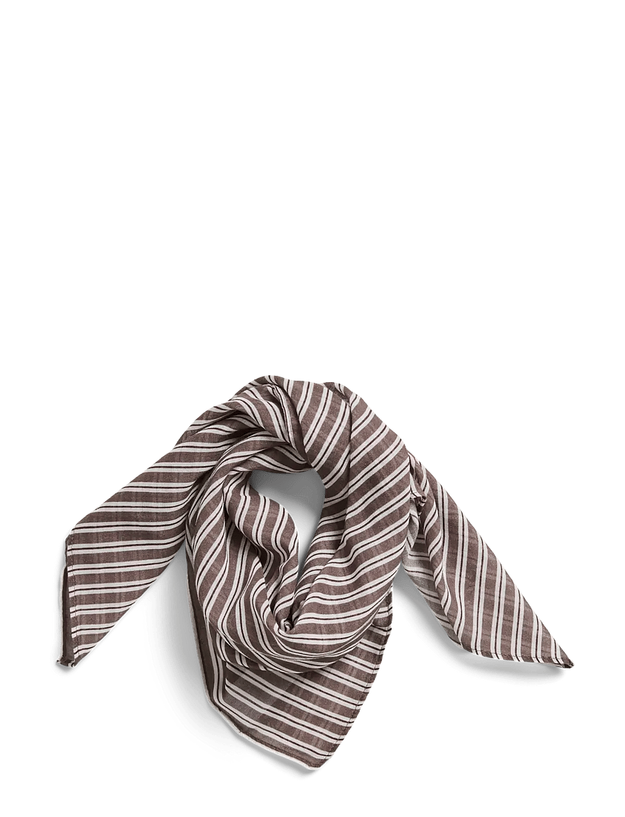 Pieces - PCJOLANDA SQUARE SCARF BC - kerged sallid - coffee quartz - 0