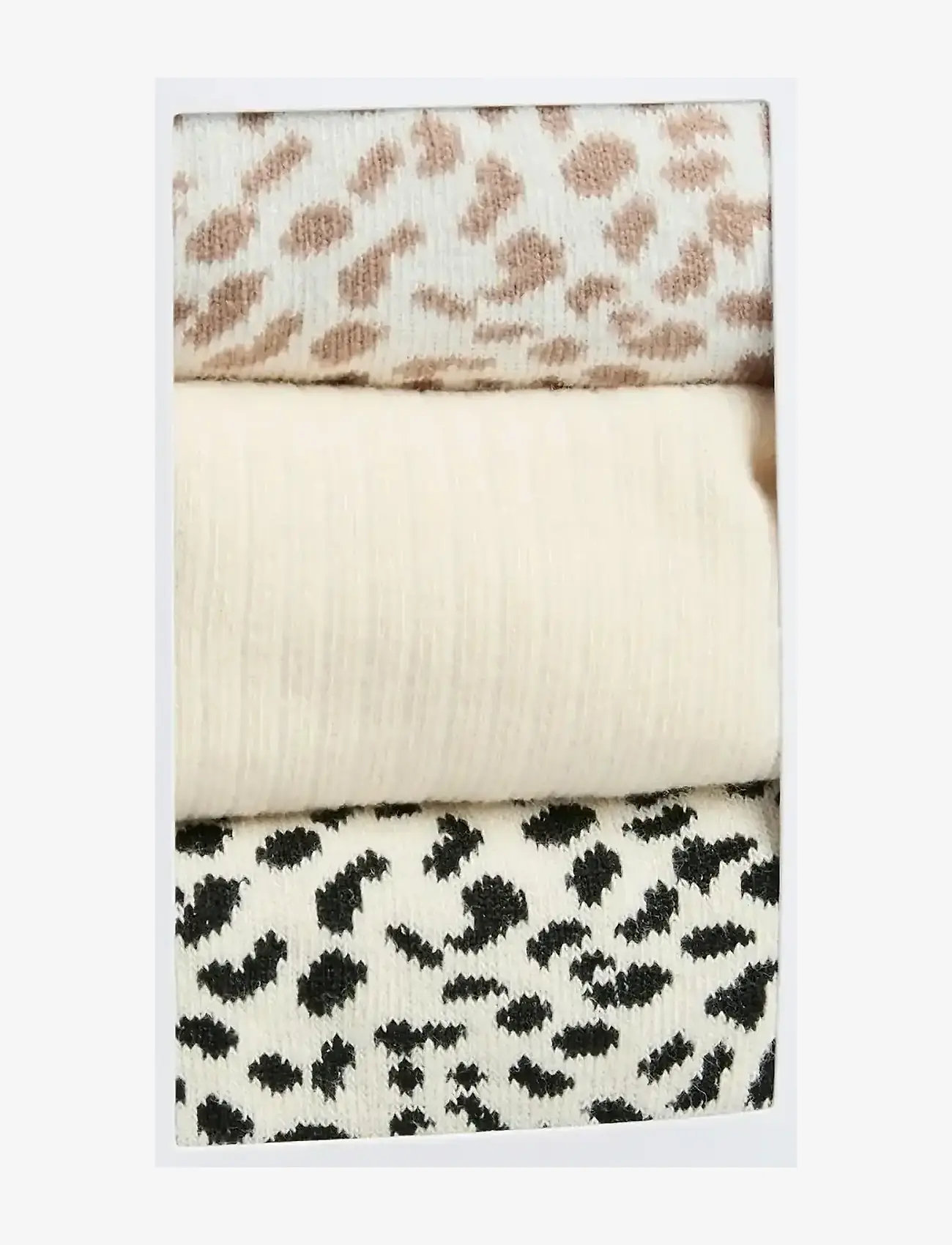 Pieces - PCAFIA XMAS LEO SOCKS 3 PACK BOX - cloud dancer - 1