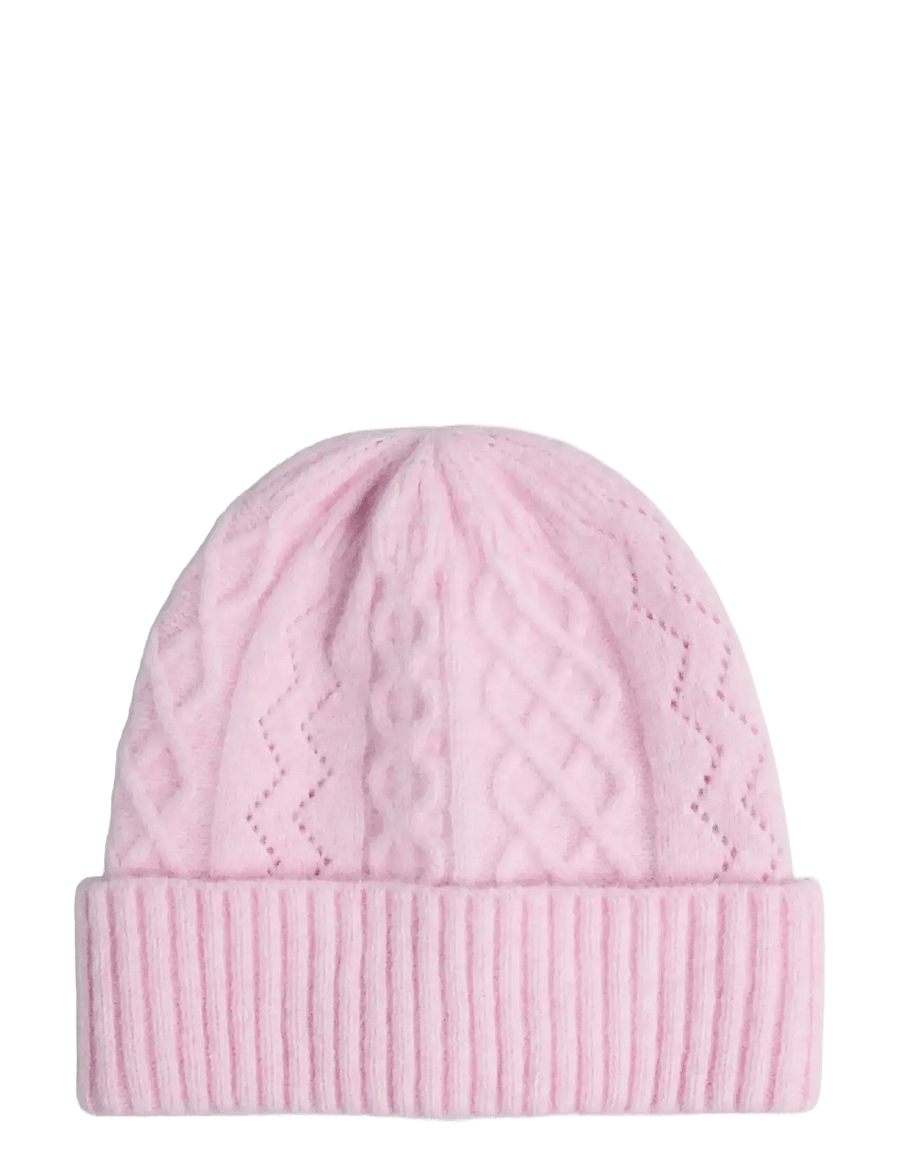 Pieces - PCJANTASSIA HOOD BC - mützen - pink-a-boo - 0