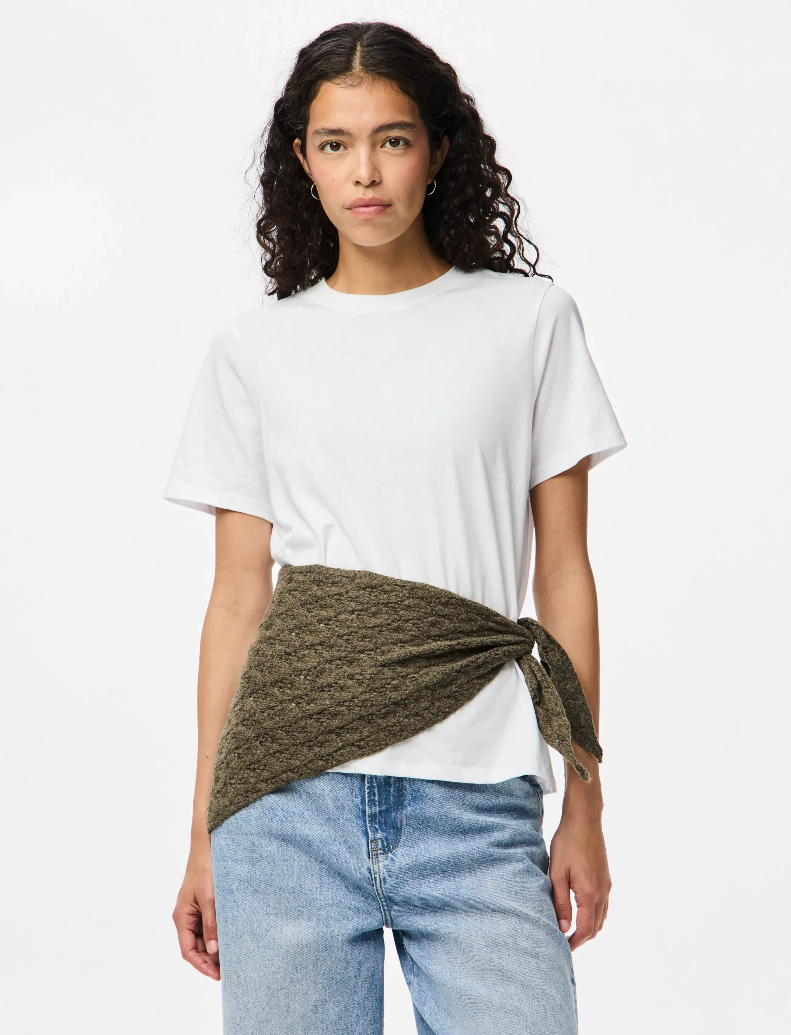 Pieces PCJOELLE TRIANGLE SCARF BC - Accessories - MOREL / brown