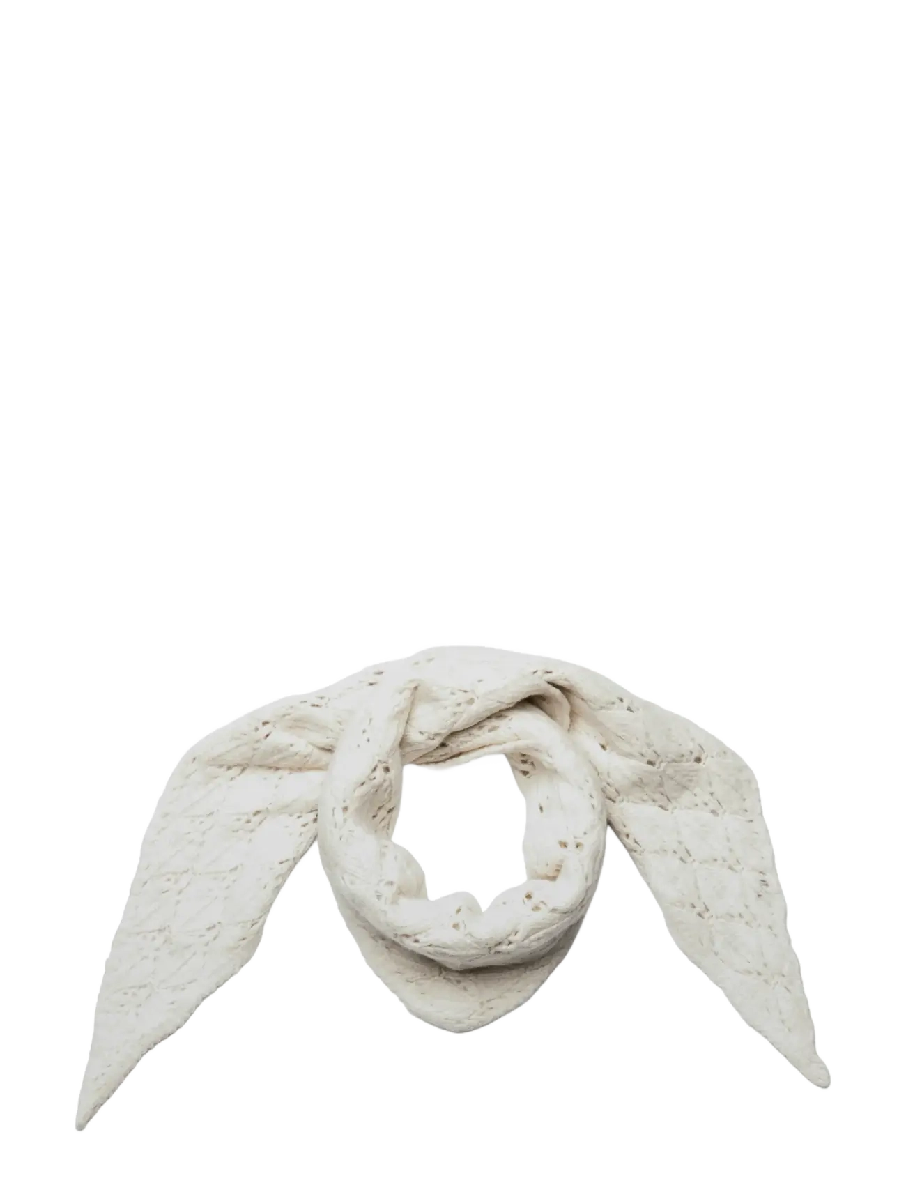 Pieces PCJOELLE TRIANGLE SCARF BC - Ikdienas stils - WHITECAP GRAY / cream