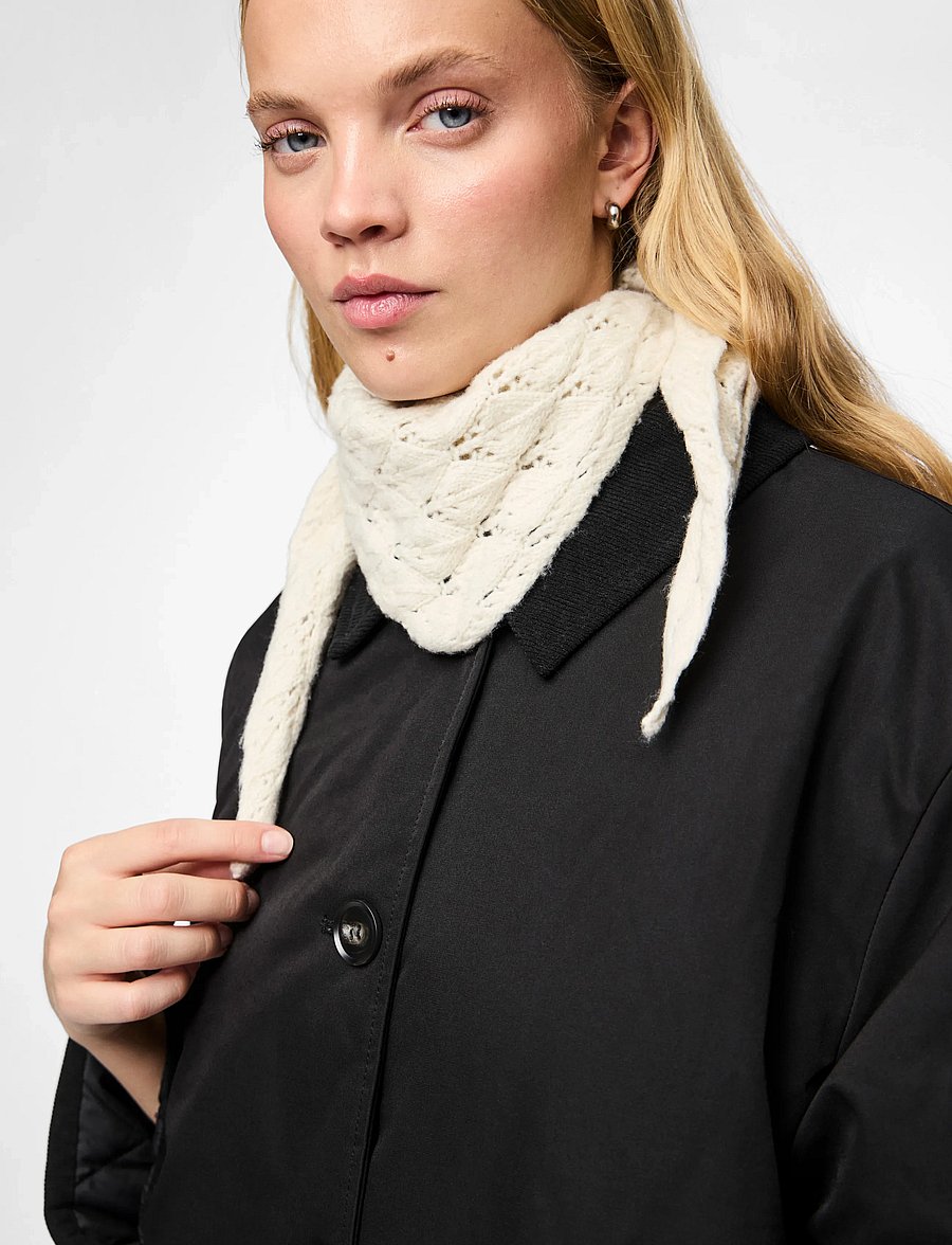 Pieces - PCJOELLE TRIANGLE SCARF BC - winterschals - whitecap gray - 3