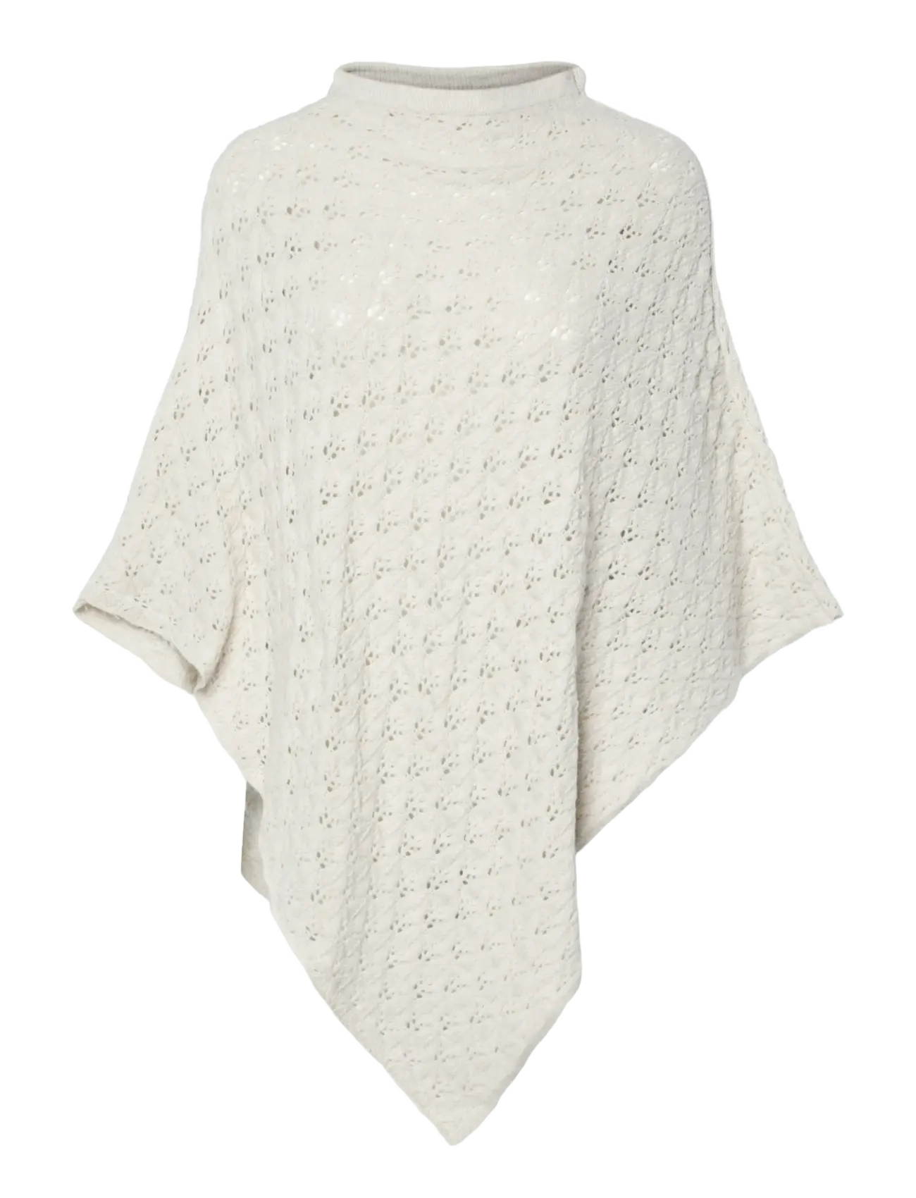 Pieces PCJOELLE PONCHO BC - Ponchos & capes - WHITECAP GRAY / cream