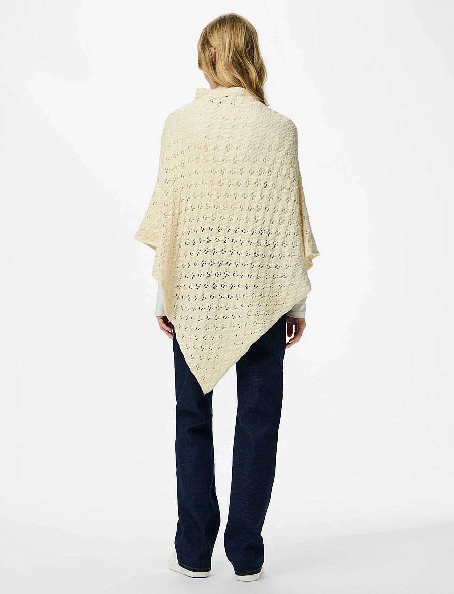 Pieces - PCJOELLE PONCHO BC - ponchos & capes - whitecap gray - 3