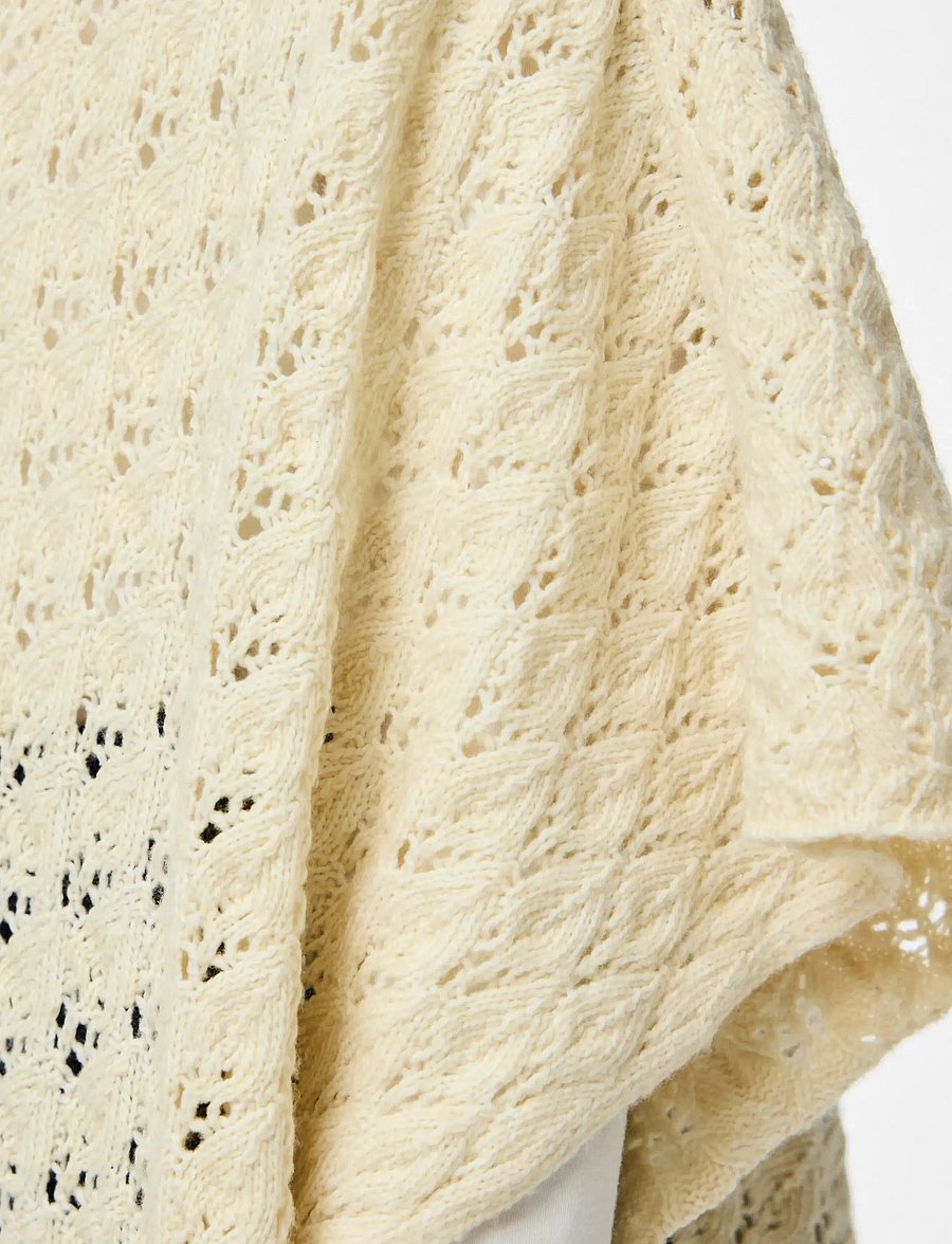 Pieces - PCJOELLE PONCHO BC - ponchos & capes - whitecap gray - 4