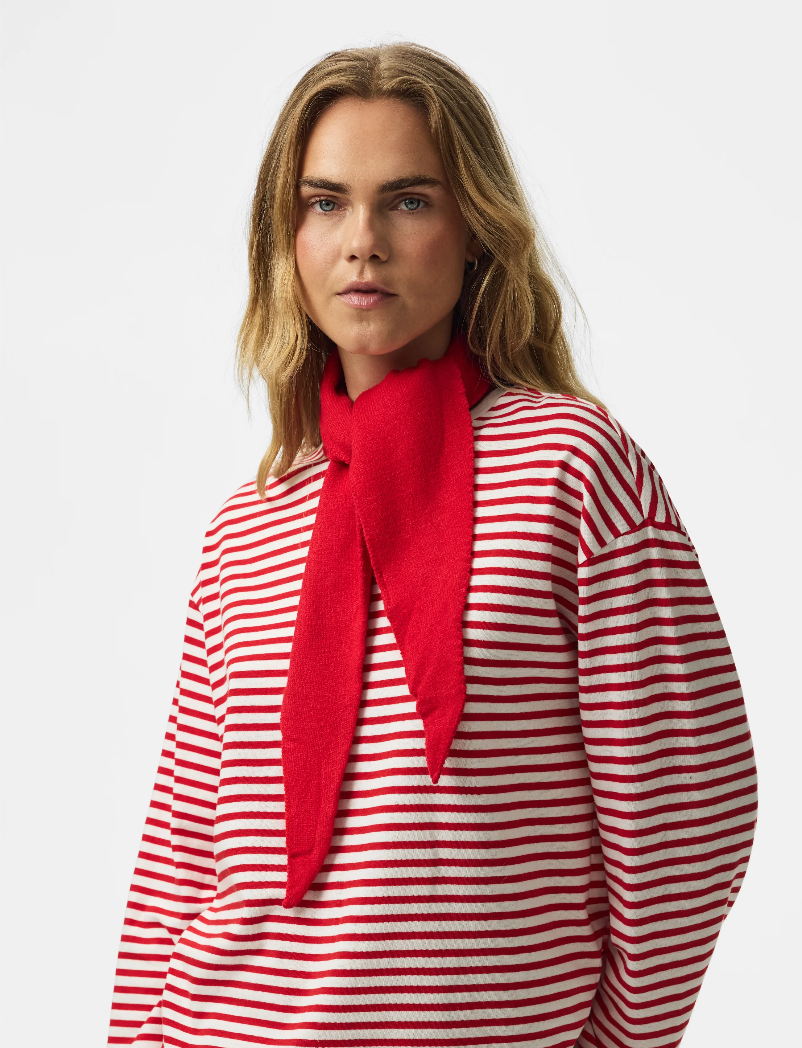 Pieces PCKOMMA TRIANGLE SCARF NOOS BC - Pieces - ADRENALINE RUSH / red