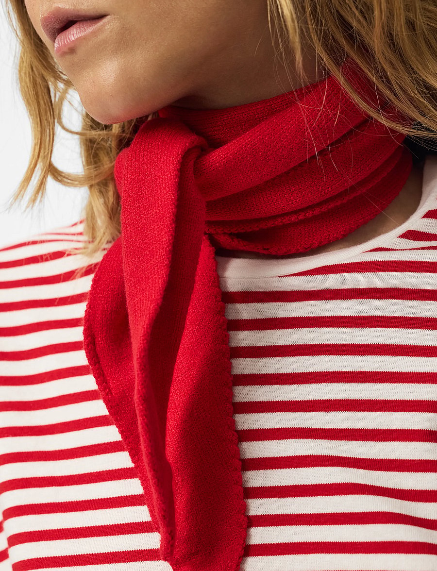 Pieces - PCKOMMA TRIANGLE SCARF NOOS BC - alltags-style - adrenaline rush - 2