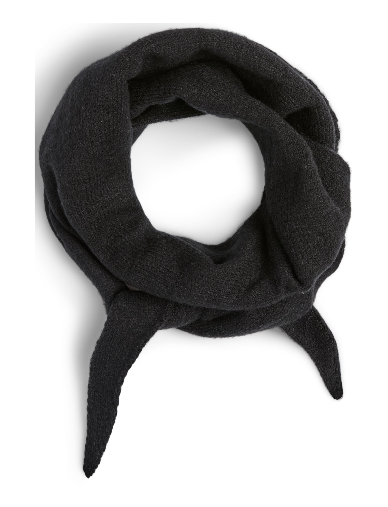 Pieces - PCKOMMA TRIANGLE SCARF NOOS BC - kerged sallid - black - 1