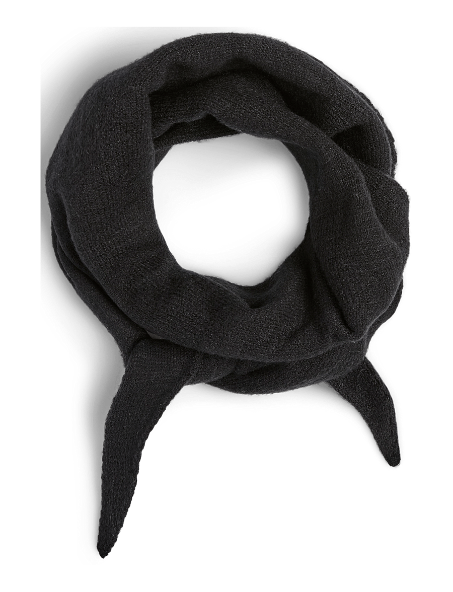 Pieces - PCKOMMA TRIANGLE SCARF NOOS BC - alltags-style - black - 1