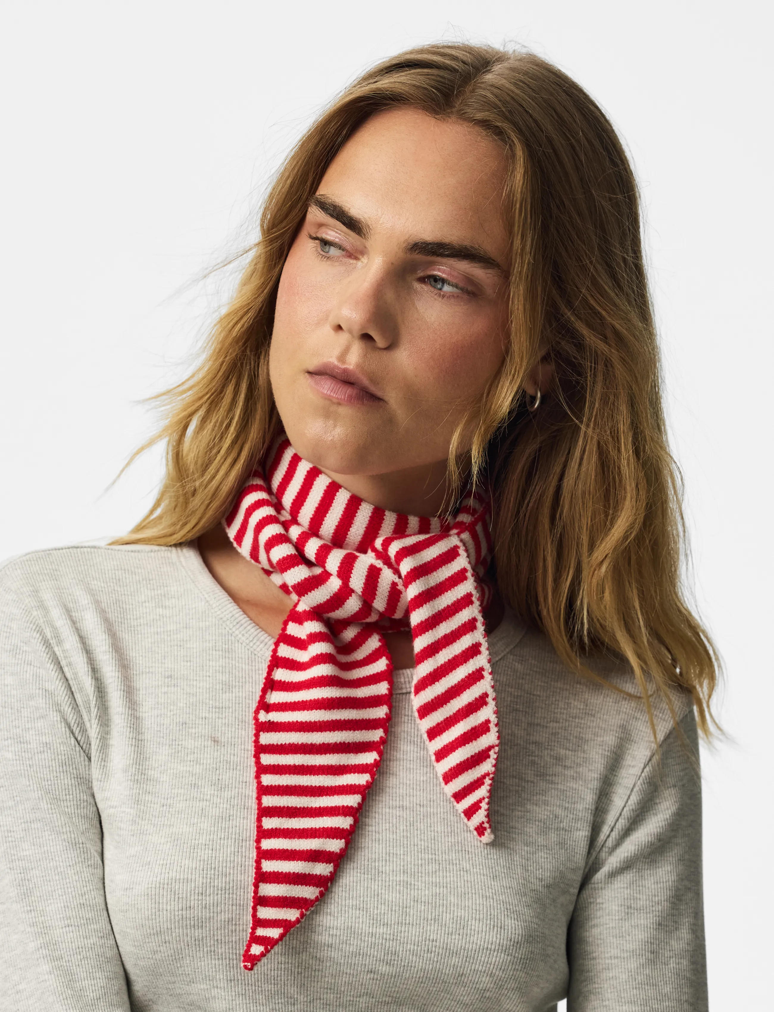 Pieces - PCKOMMA TRIANGLE SCARF NOOS BC - sjalar - high risk red - 2