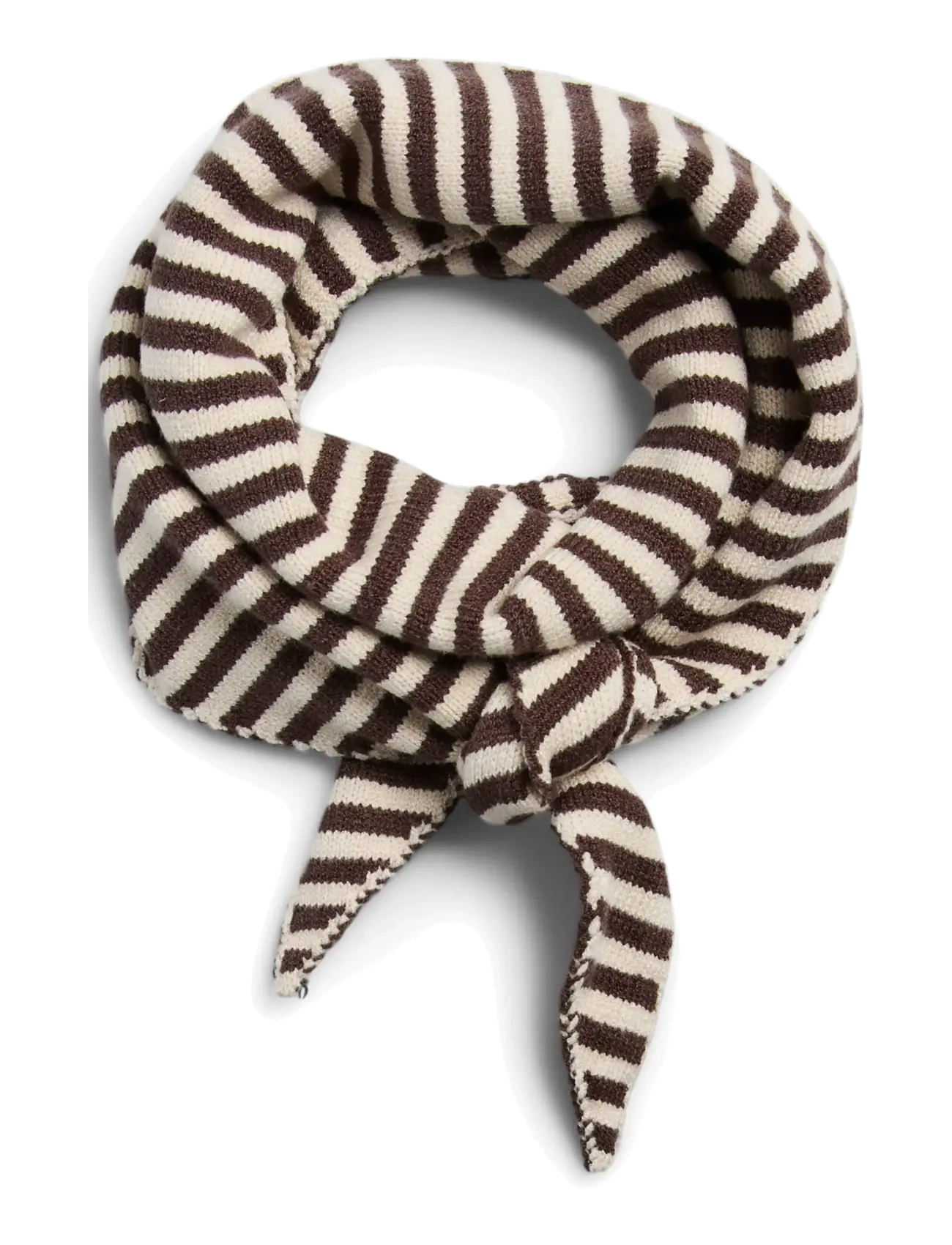 Pieces - PCKOMMA TRIANGLE SCARF NOOS BC - alltags-style - hot fudge - 1