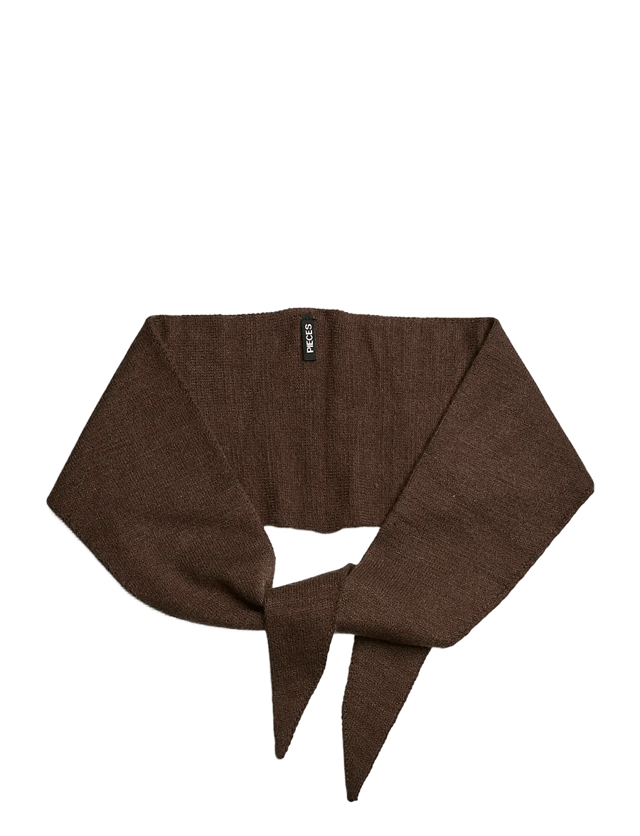 Pieces - PCKOMMA TRIANGLE SCARF NOOS BC - alltags-style - hot fudge - 1