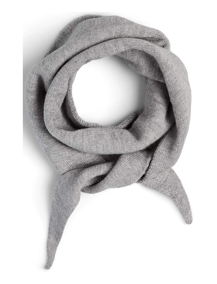 Pieces - PCKOMMA TRIANGLE SCARF NOOS BC - alltags-style - medium grey melange - 1