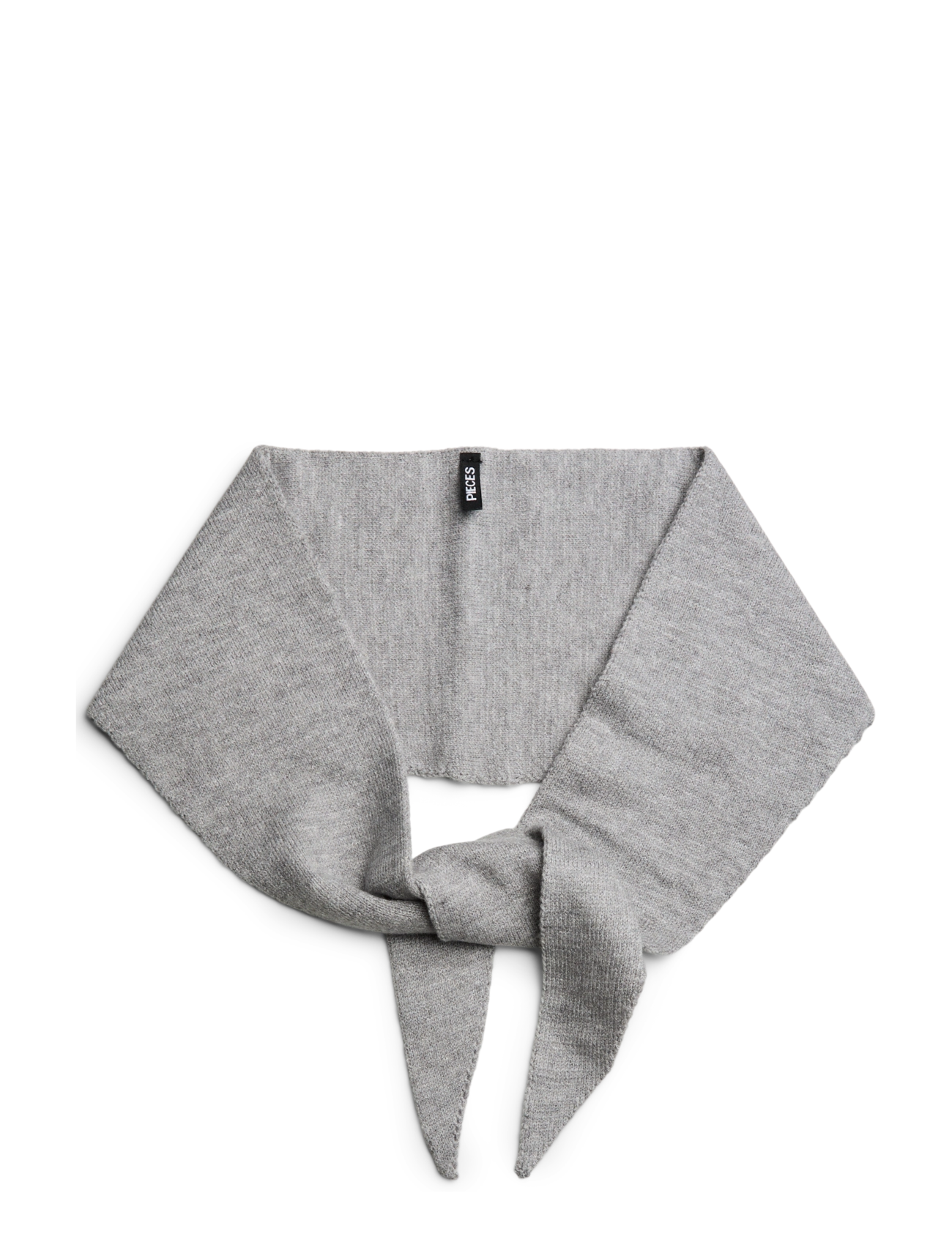 Pieces - PCKOMMA TRIANGLE SCARF NOOS BC - kerged sallid - medium grey melange - 2