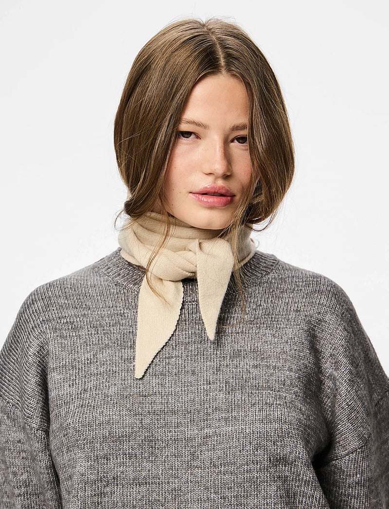 Pieces - PCKOMMA TRIANGLE SCARF NOOS BC - whitecap gray - 0