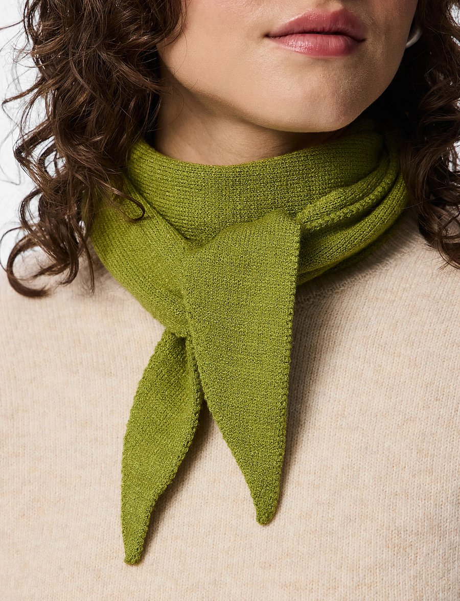 Pieces - PCKOMMA TRIANGLE SCARF NOOS BC - alltags-style - woodbine - 2