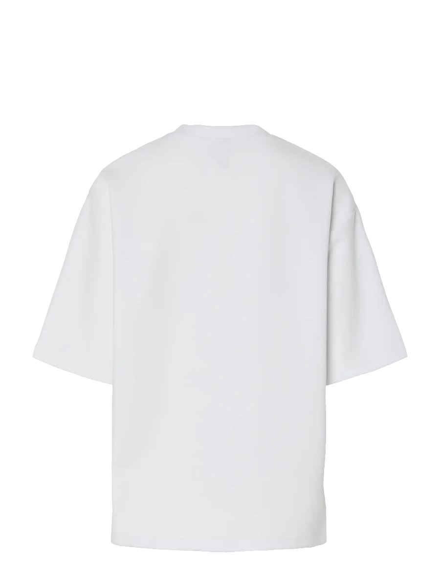 Pieces - PCMUNA SS O-NECK OVERSIZE TEE D2D JRS - t-shirts - bright white - 2