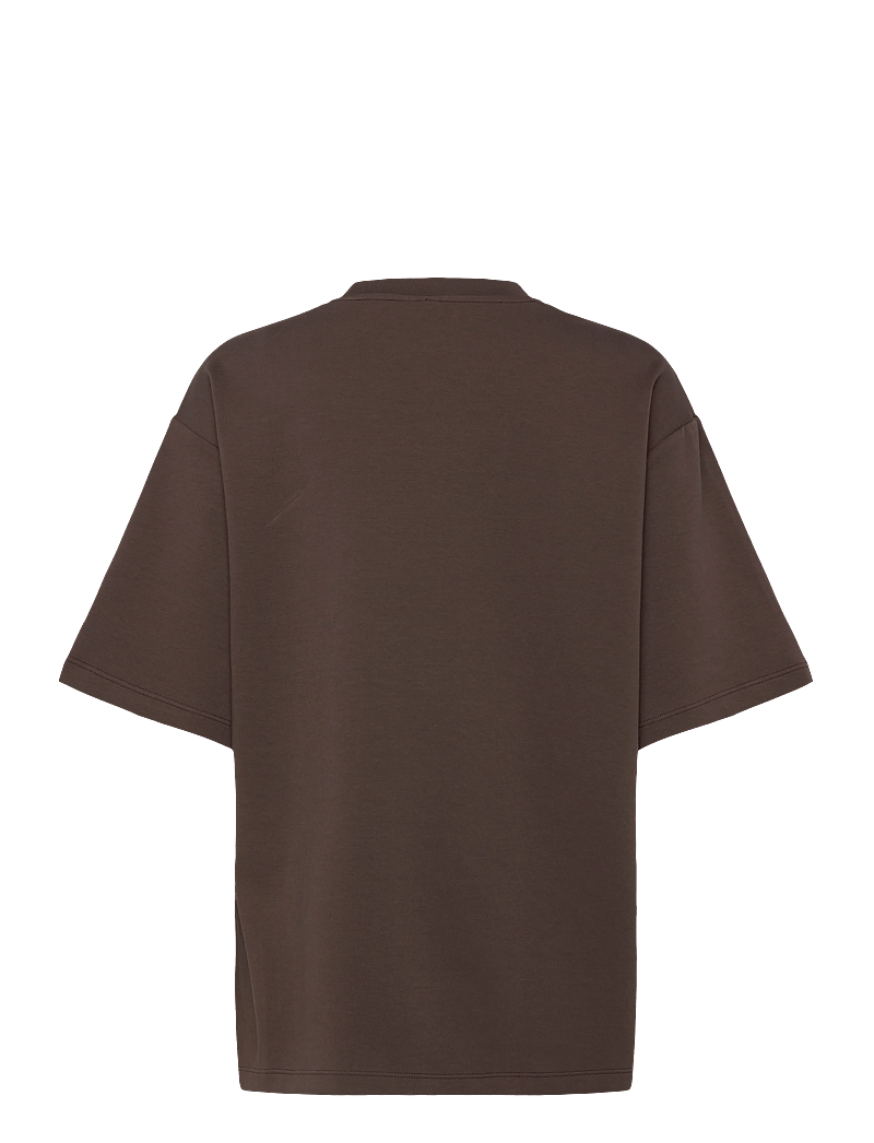 Pieces - PCMUNA SS O-NECK OVERSIZE TEE D2D JRS - t-shirts - hot fudge - 1