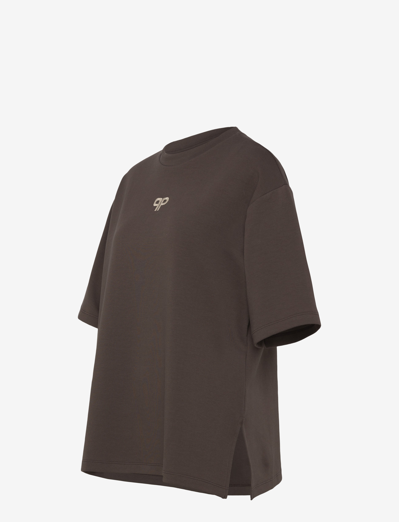 Pieces - PCMUNA SS O-NECK OVERSIZE TEE D2D JRS - laveste priser - hot fudge - 2