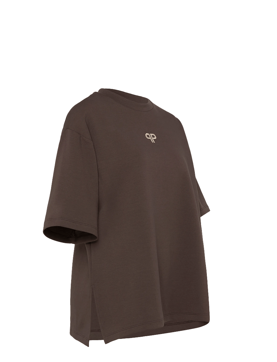 Pieces - PCMUNA SS O-NECK OVERSIZE TEE D2D JRS - t-shirts - hot fudge - 3