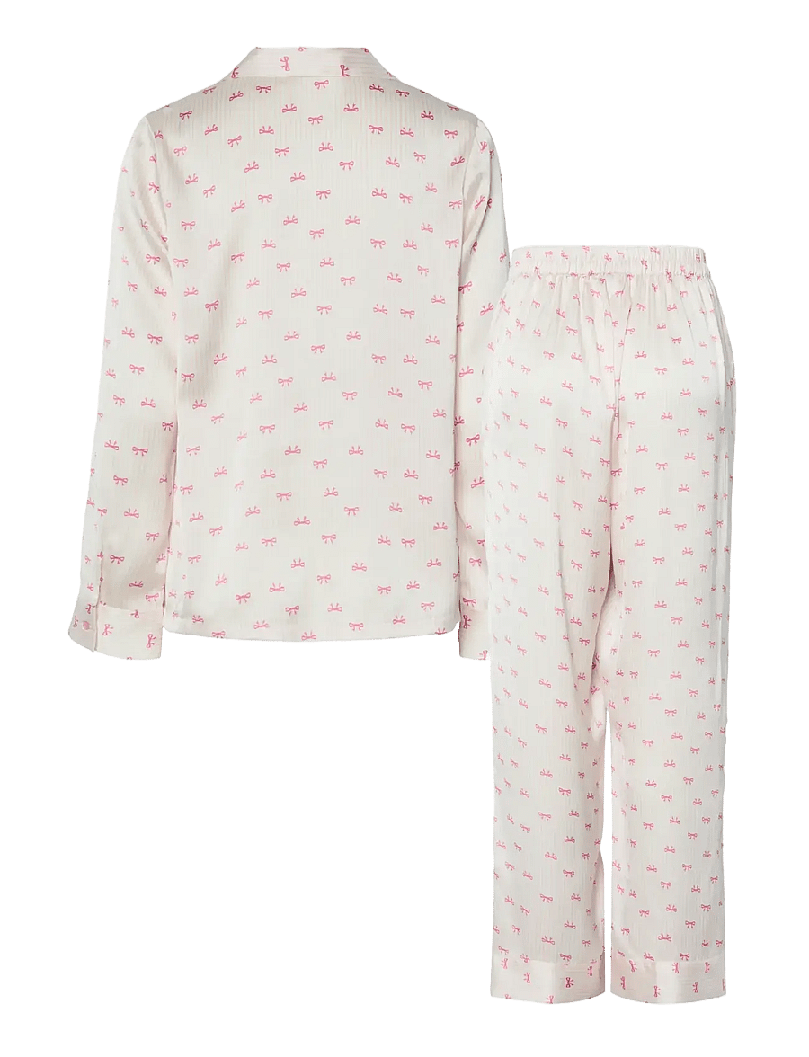 Pieces - PCJYTTE SATIN NIGHT SET WVN - pyjamas - pinkesque - 1