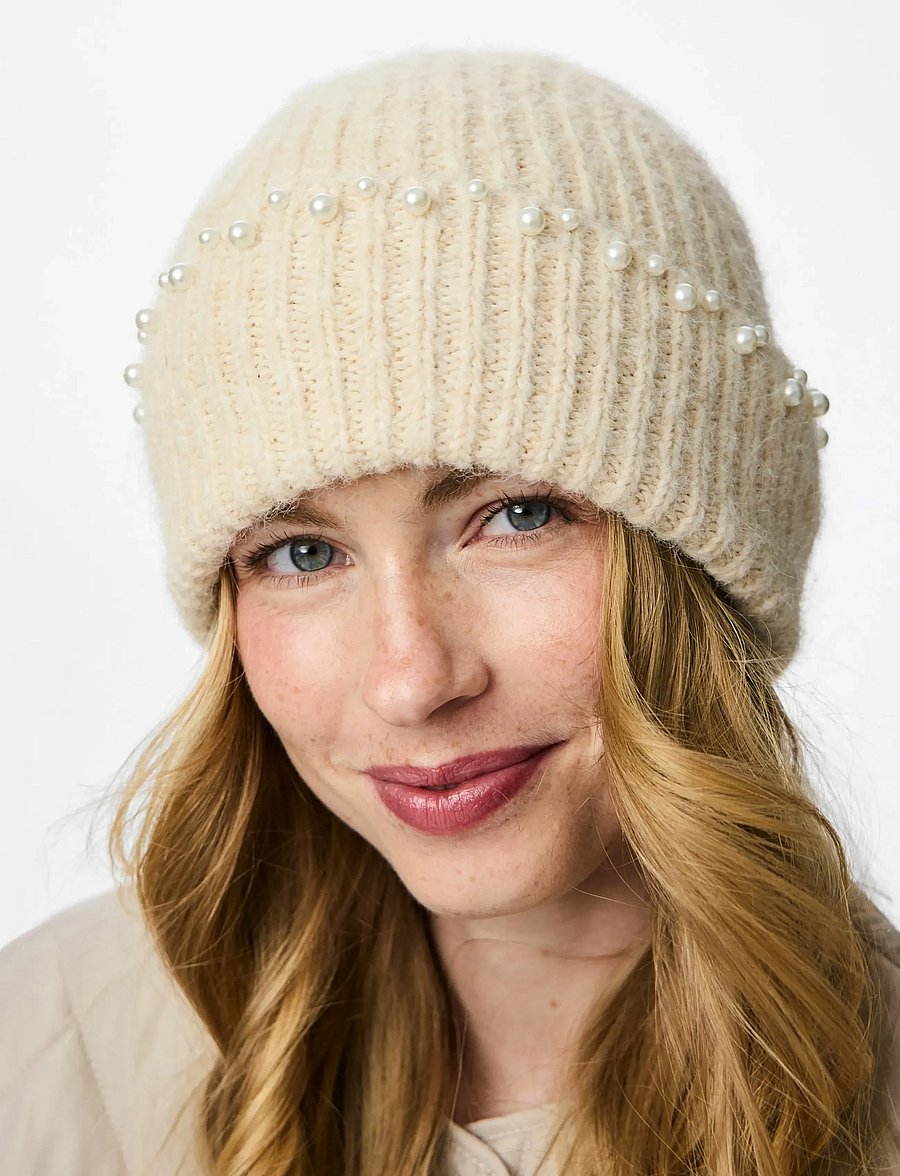 Pieces - PCJOSSINA HOOD BC - mützen - birch - 3