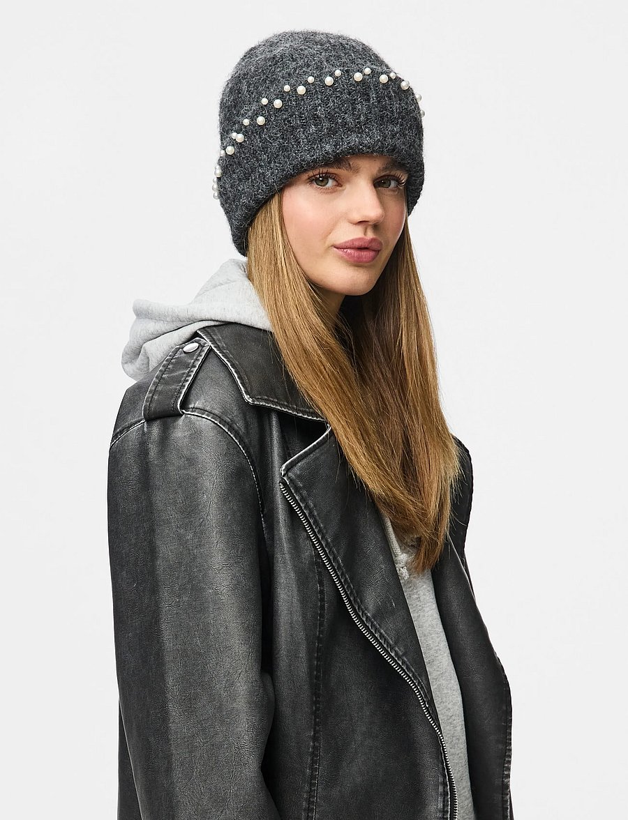 Pieces - PCJOSSINA HOOD BC - huer - dark grey melange - 2
