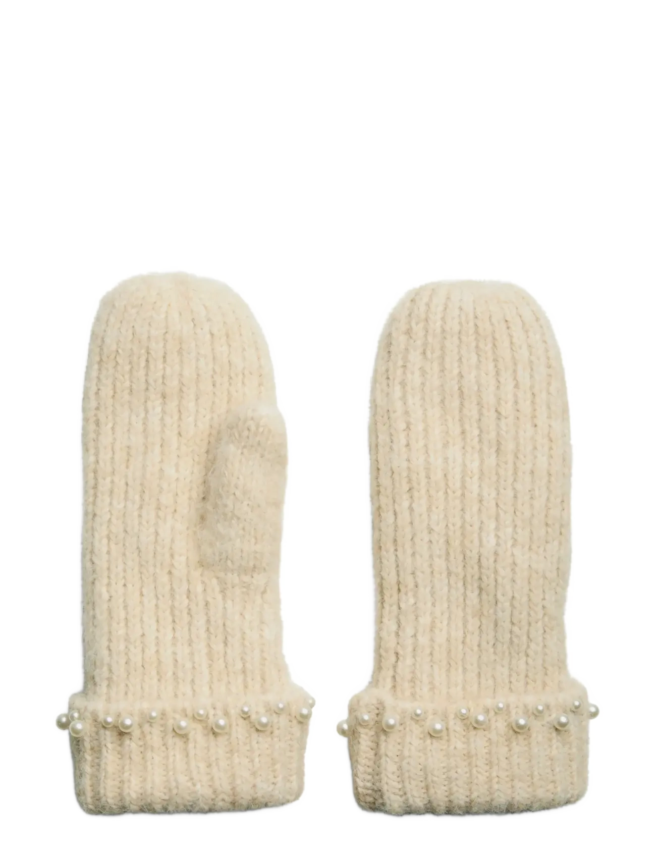Pieces Pcjossina Mittens Bc, One Size, Beige, Handsker > Tommelfingerhandsker, Dame