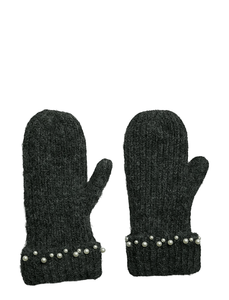 Pieces - PCJOSSINA MITTENS BC - labakindad - dark grey melange - 1