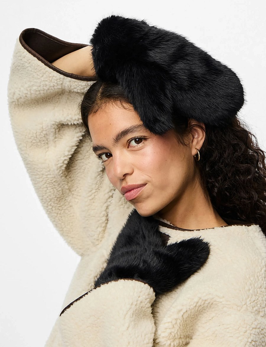 Pieces - PCJUTLANDIA MITTENS BC - luffer - black - 2