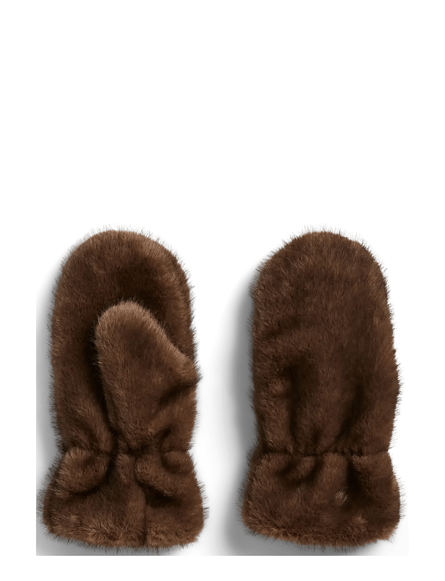 Pieces - PCJUTLANDIA MITTENS BC - tumvantar - ganache - 1